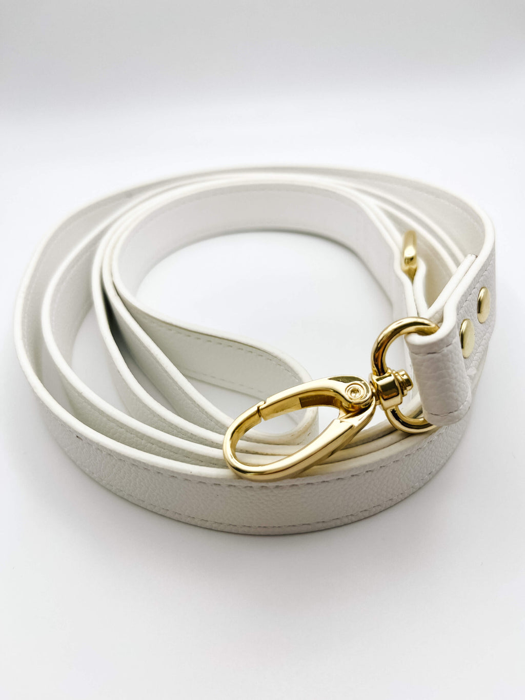 Vegan Lightweight Leather Dog Lead (White) – by Coco Couture