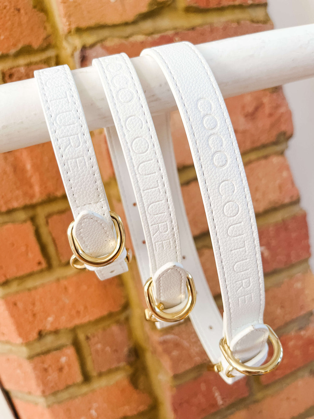 Vegan Lightweight Leather Dog Lead (White) – by Coco Couture