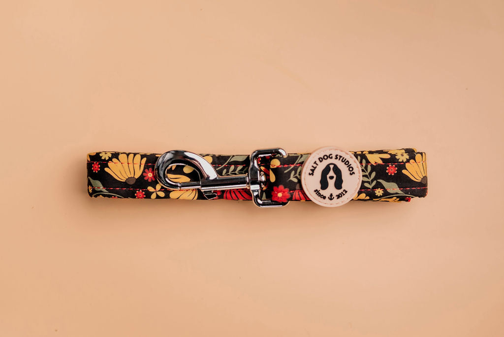 Folksy Flowers Dog Lead